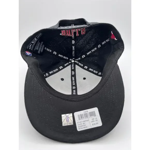 Chicago Bulls NBA Ultra Game Basketball Snapback Hat Adult Adjustable One Size - Picture 9 of 11